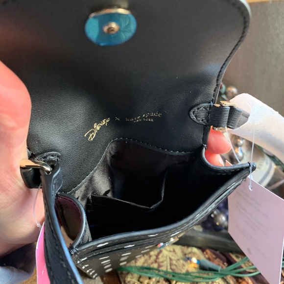 Authentic KATE SPADE Saffiano leather snap flap Minnie Bow crossbody - Picture 7 of 12